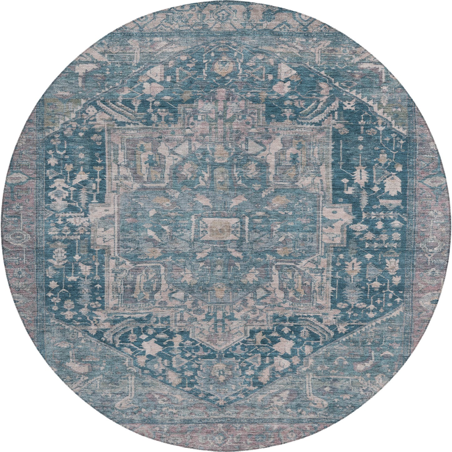 Machine Made Solace SL14 Blue - Dalyn Rugs