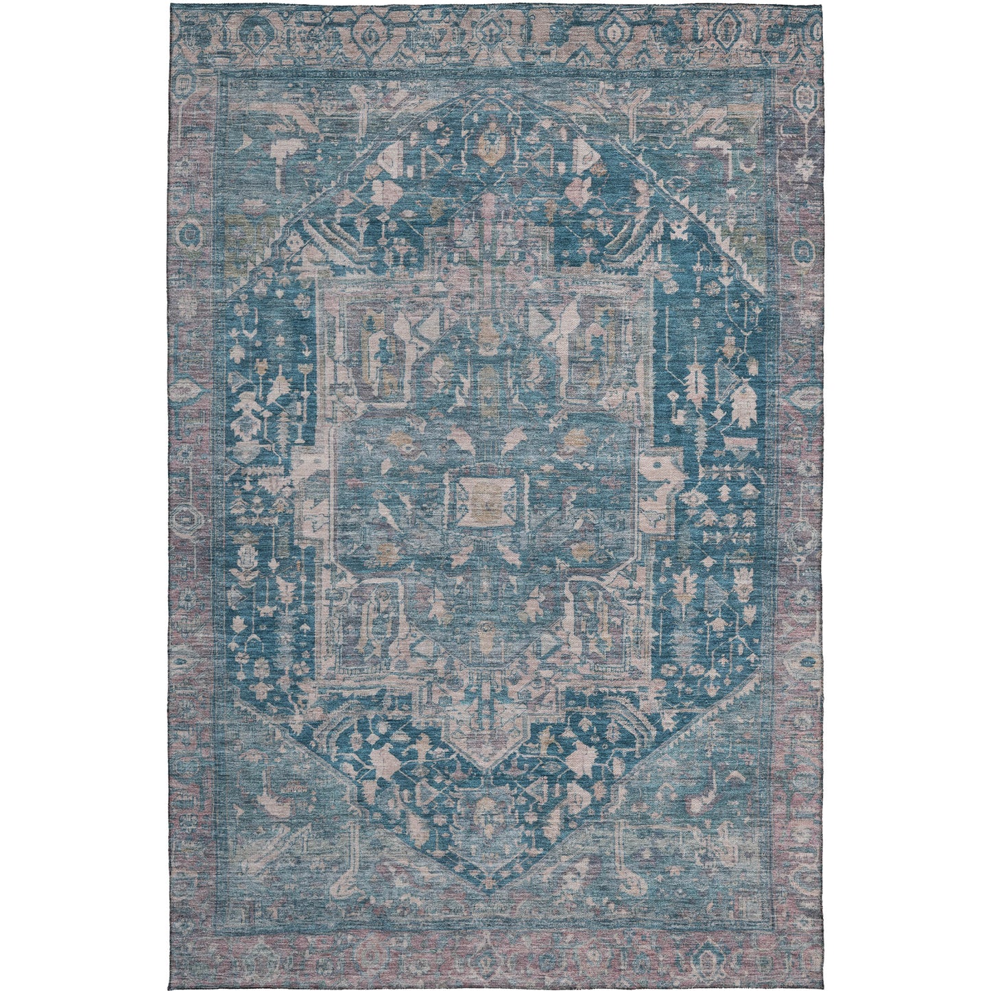 Machine Made Solace SL14 Blue - Dalyn Rugs