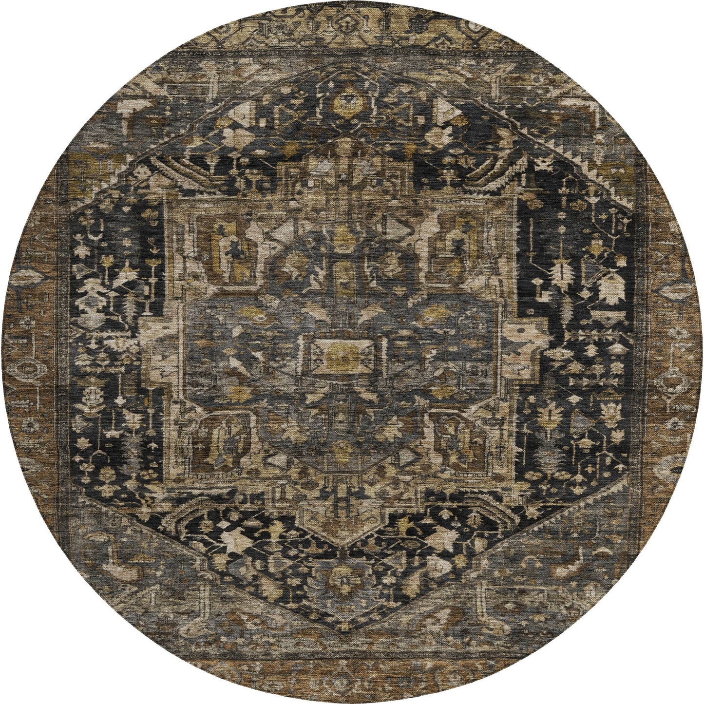 Machine Made Solace SL14 Charcoal - Dalyn Rugs