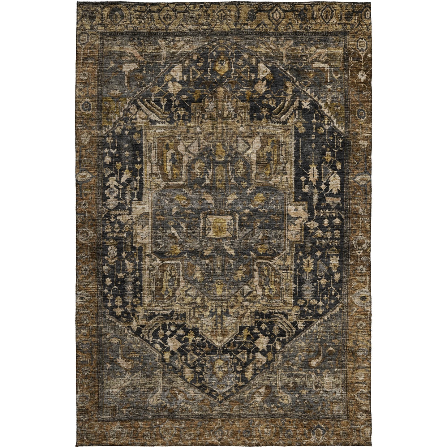 Machine Made Solace SL14 Charcoal - Dalyn Rugs