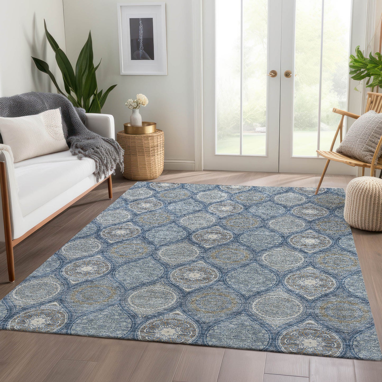 Machine Made Solace SL1 Navy - Dalyn Rugs