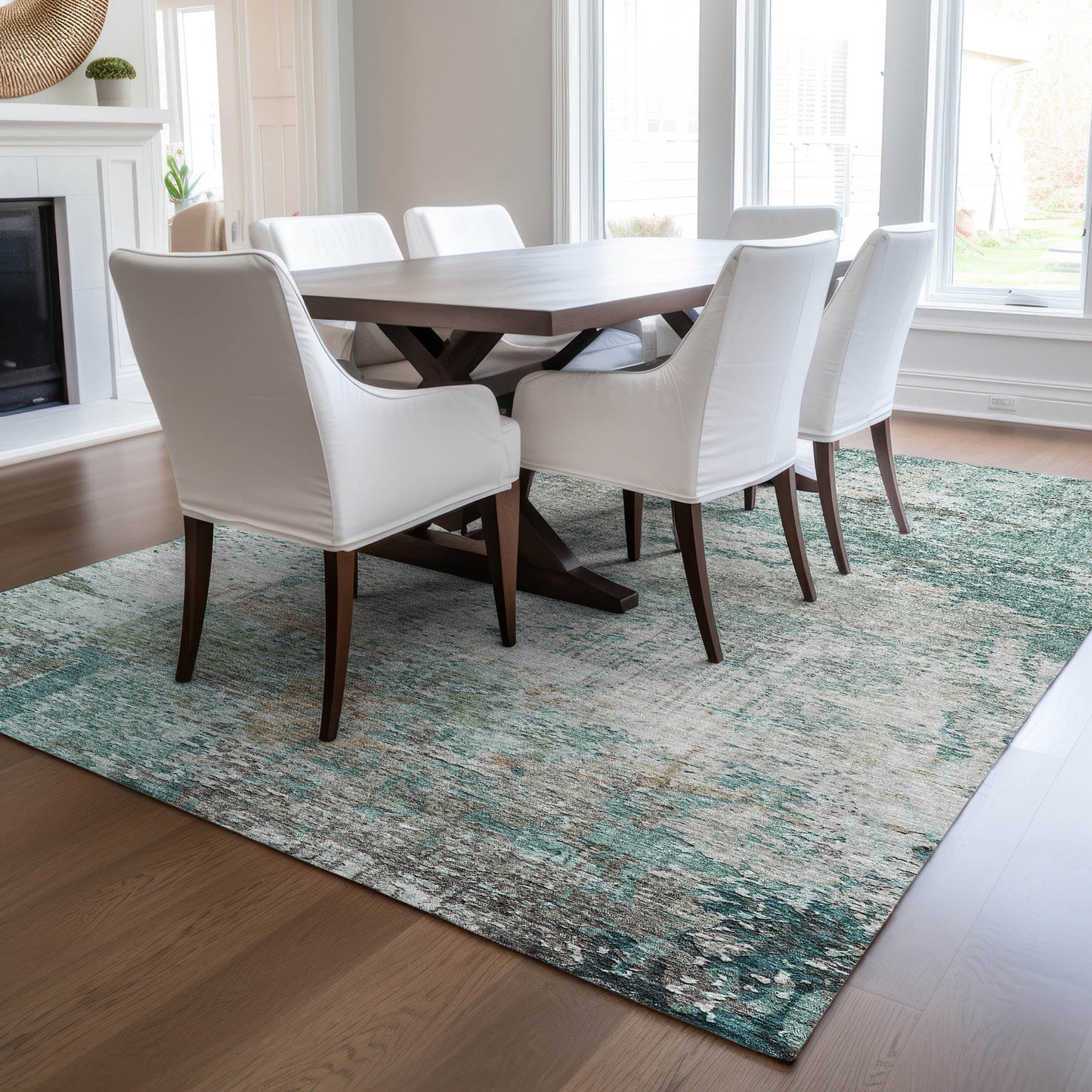 Machine Made Solace SL5 Teal - Dalyn Rugs