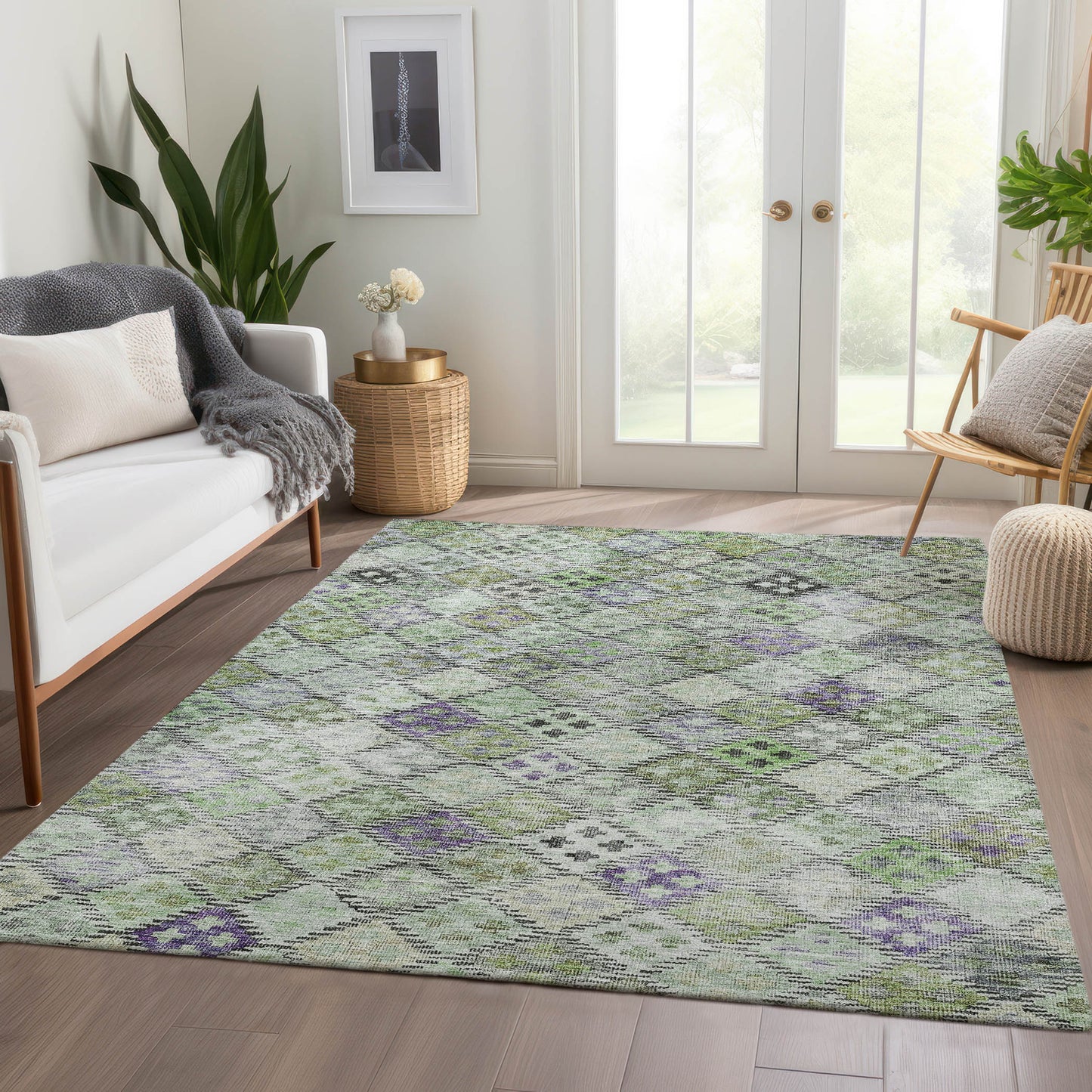 Machine Made Solace SL6 Green - Dalyn Rugs