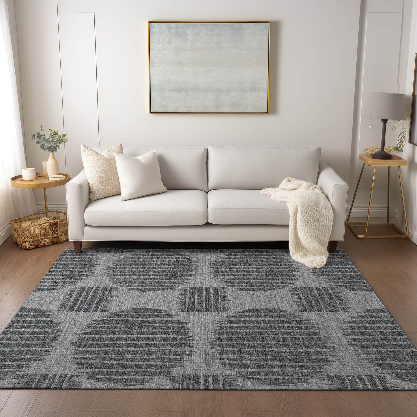 Machine Made Sedona SN13 Pewter - Dalyn Rugs