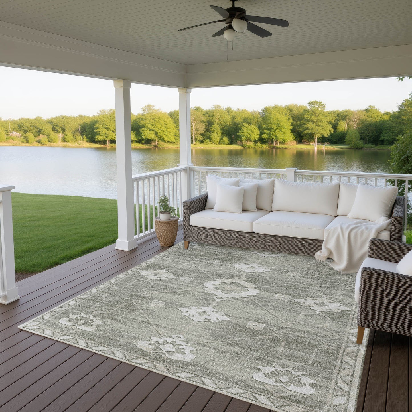 Machine Made Sedona SN16 Khaki - Dalyn Rugs