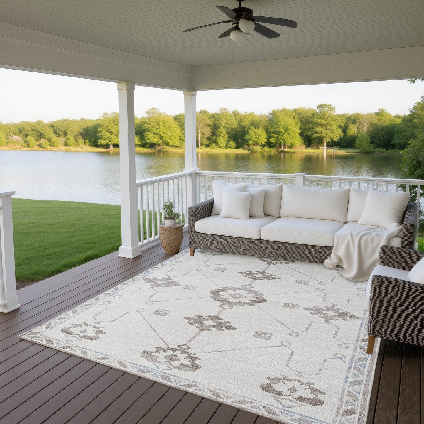 Machine Made Sedona SN16 Parchment - Dalyn Rugs