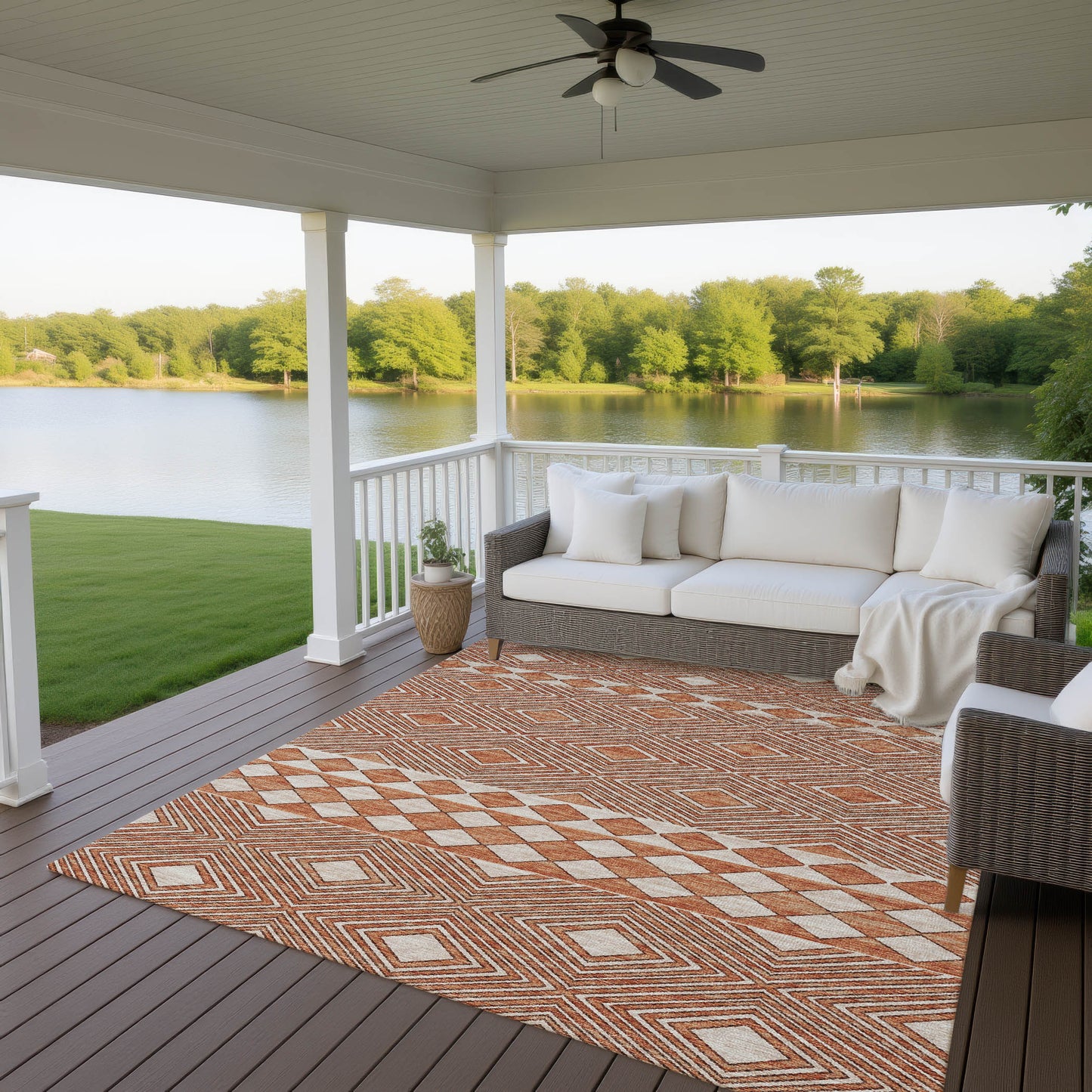 Machine Made Sedona SN1 Paprika - Dalyn Rugs