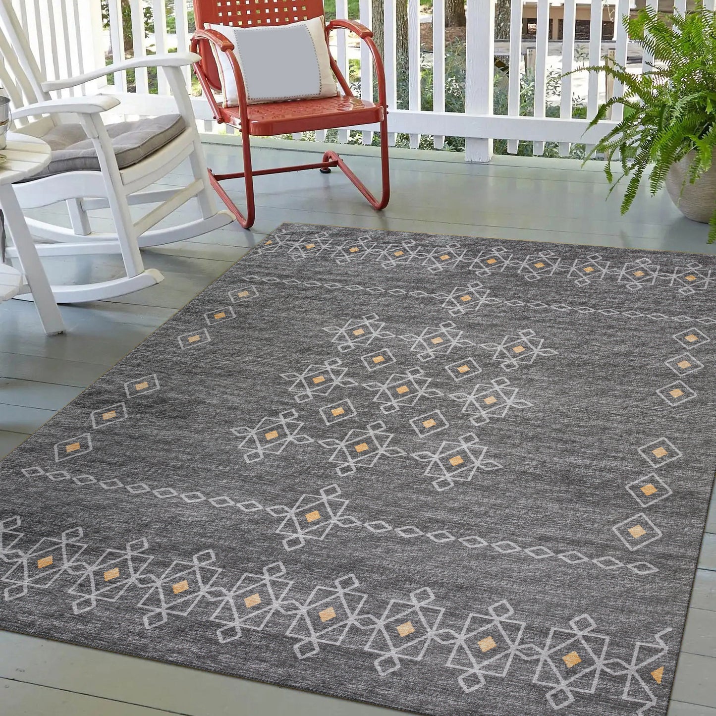 Machine Made Sedona SN3 Charcoal - Dalyn Rugs