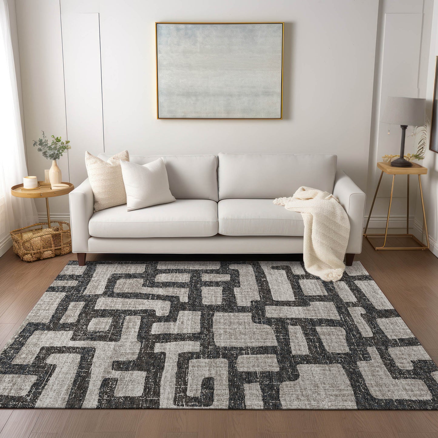Machine Made Sedona SN4 Pebble - Dalyn Rugs