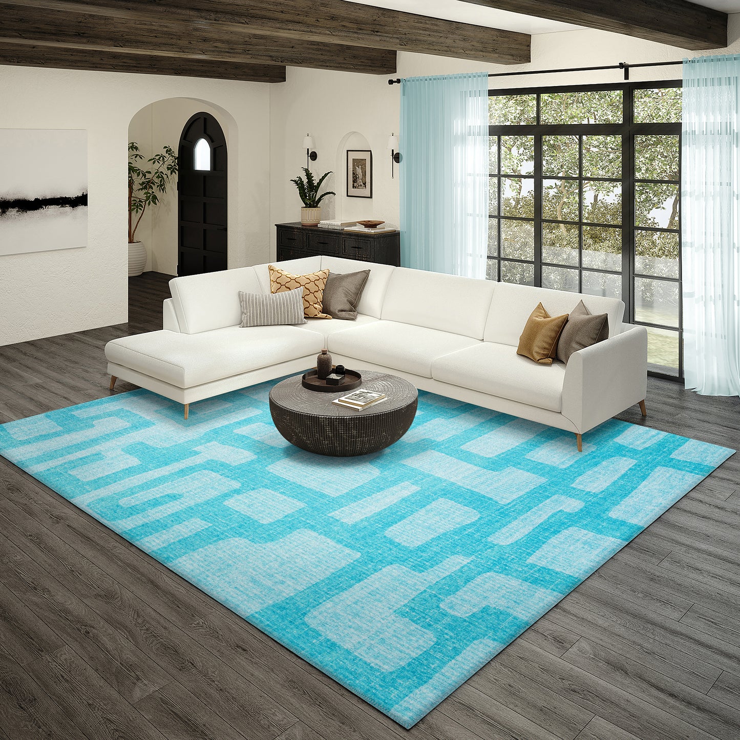 Machine Made Sedona SN4 Robins Egg - Dalyn Rugs