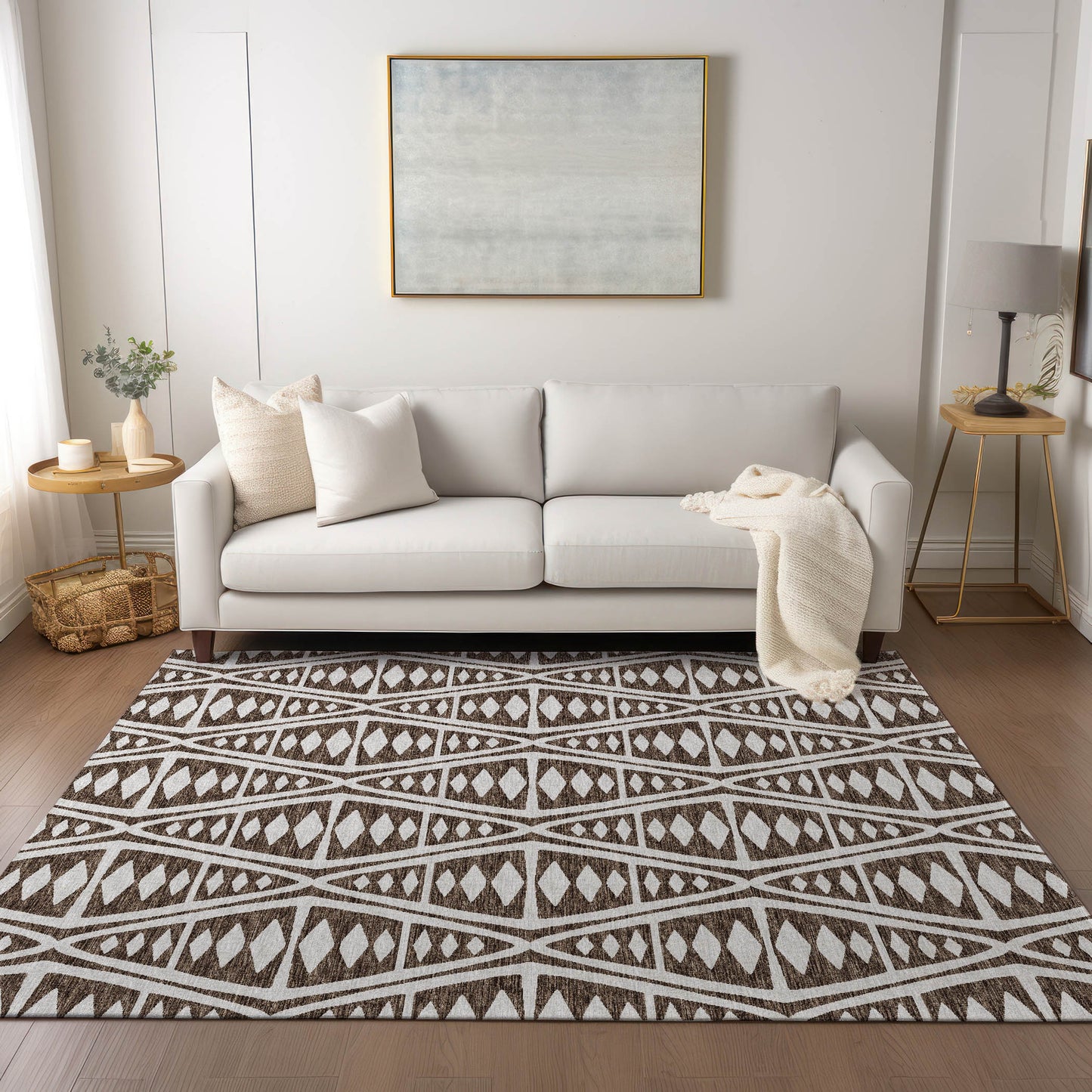 Machine Made Sedona SN6 Coffee - Dalyn Rugs