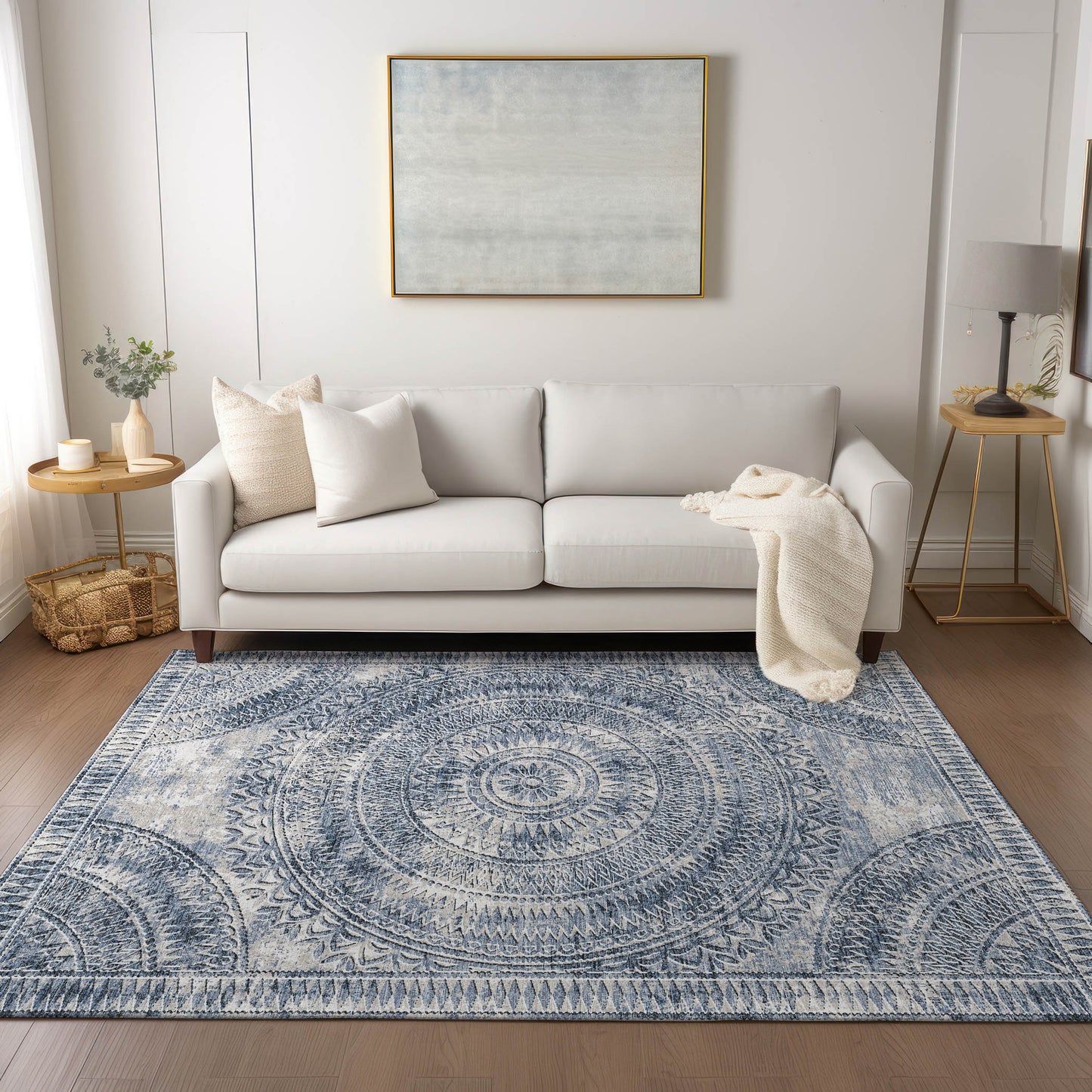 Machine Made Sedona SN7 Indigo - Dalyn Rugs