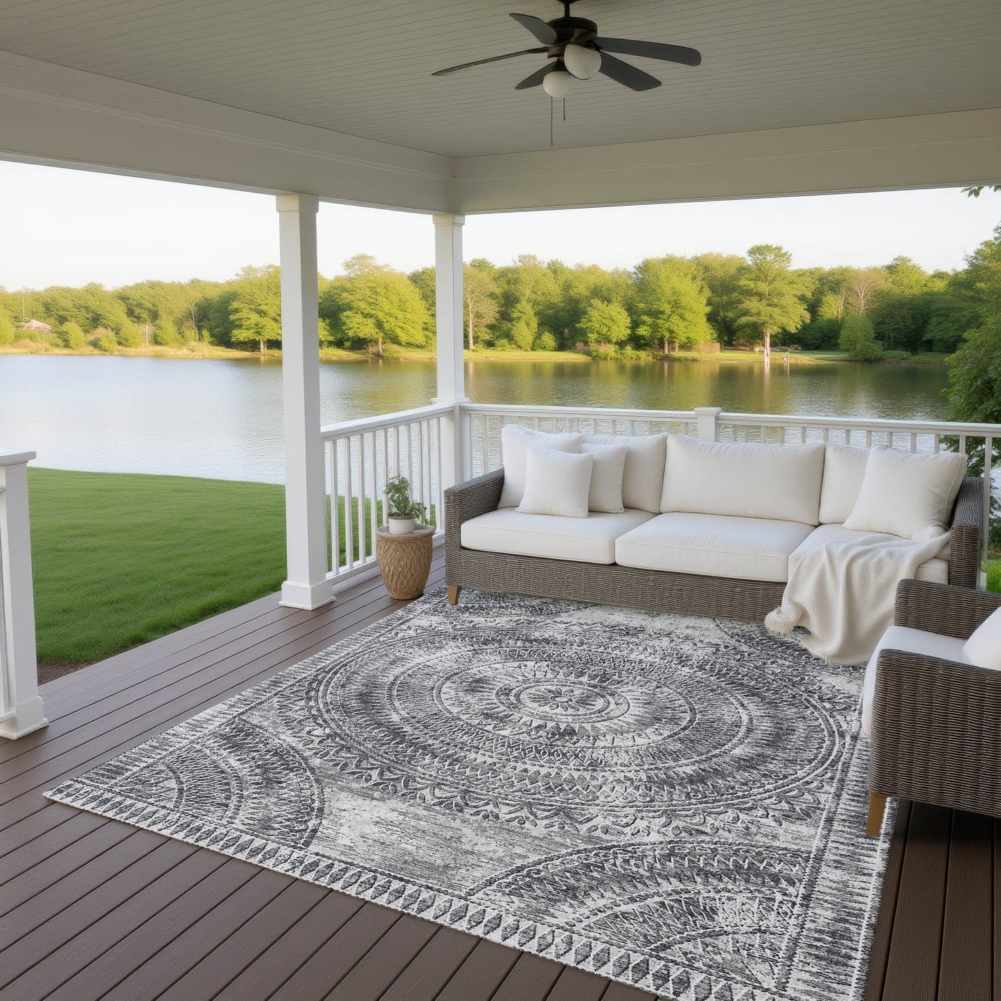 Machine Made Sedona SN7 Pewter - Dalyn Rugs