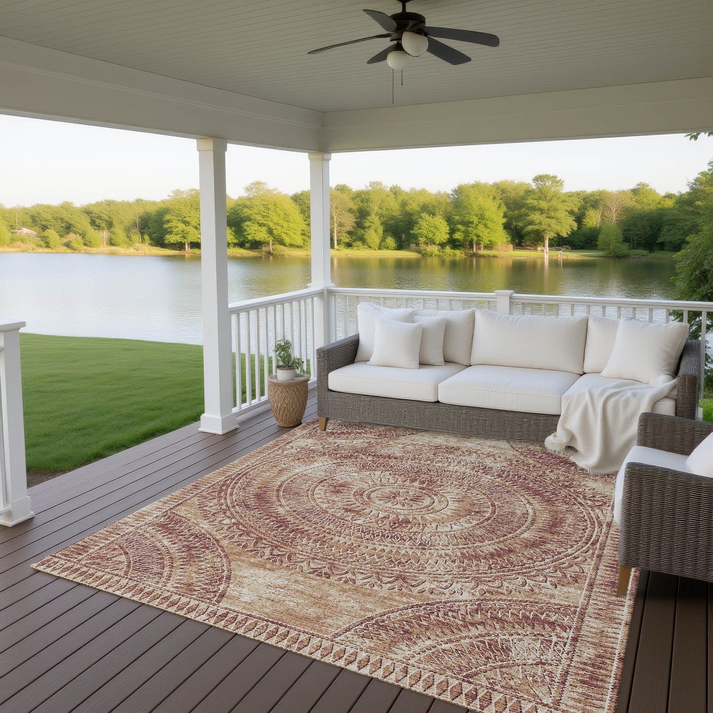 Machine Made Sedona SN7 Spice - Dalyn Rugs