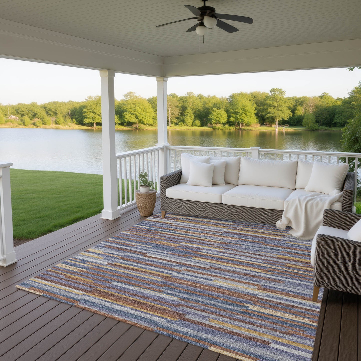 Machine Made Sedona SN8 Denim - Dalyn Rugs