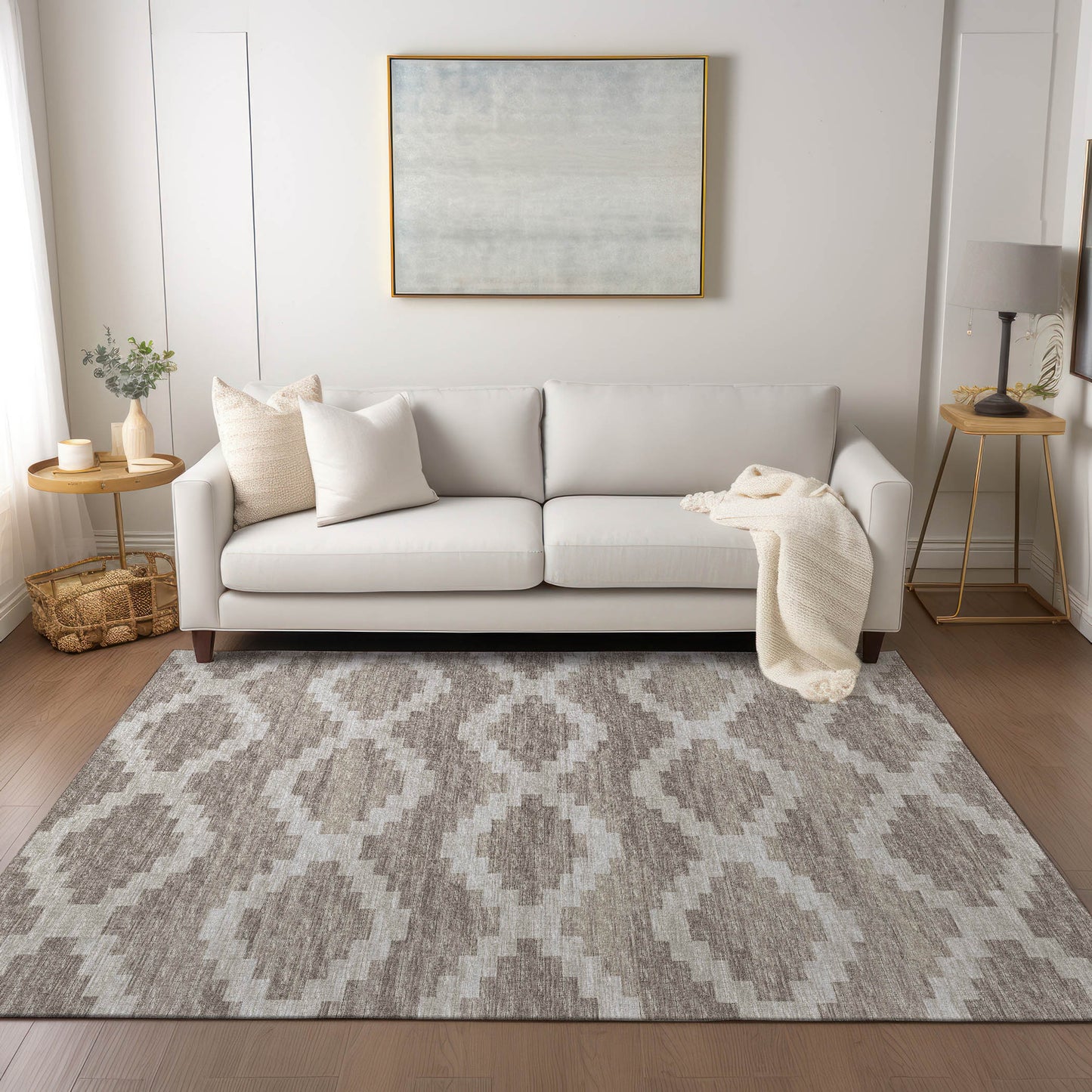Machine Made Sedona SN9 Taupe - Dalyn Rugs