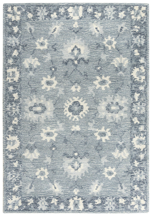 Serena SNA923 Blue Hand-Tufted Rug - Rizzy