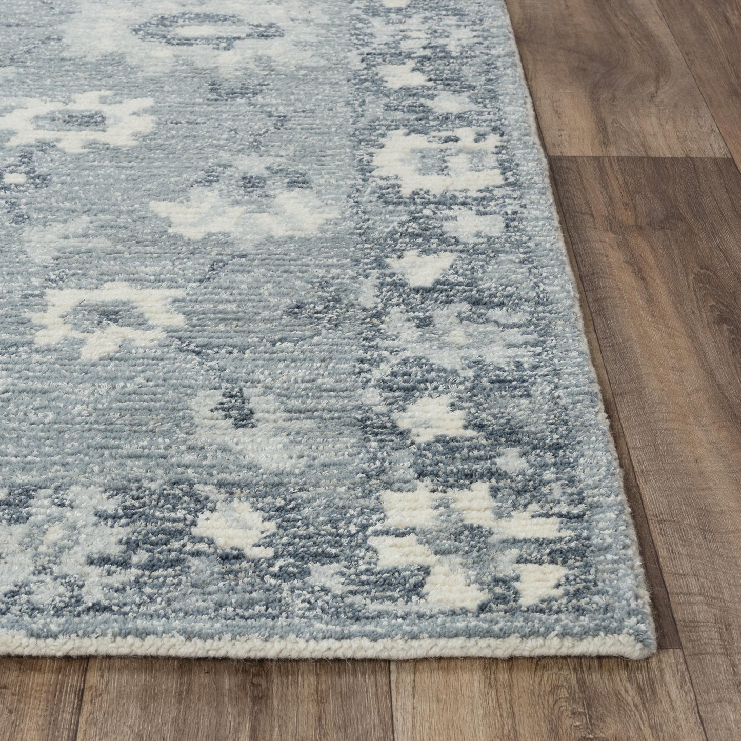 Serena SNA923 Blue Hand-Tufted Rug - Rizzy