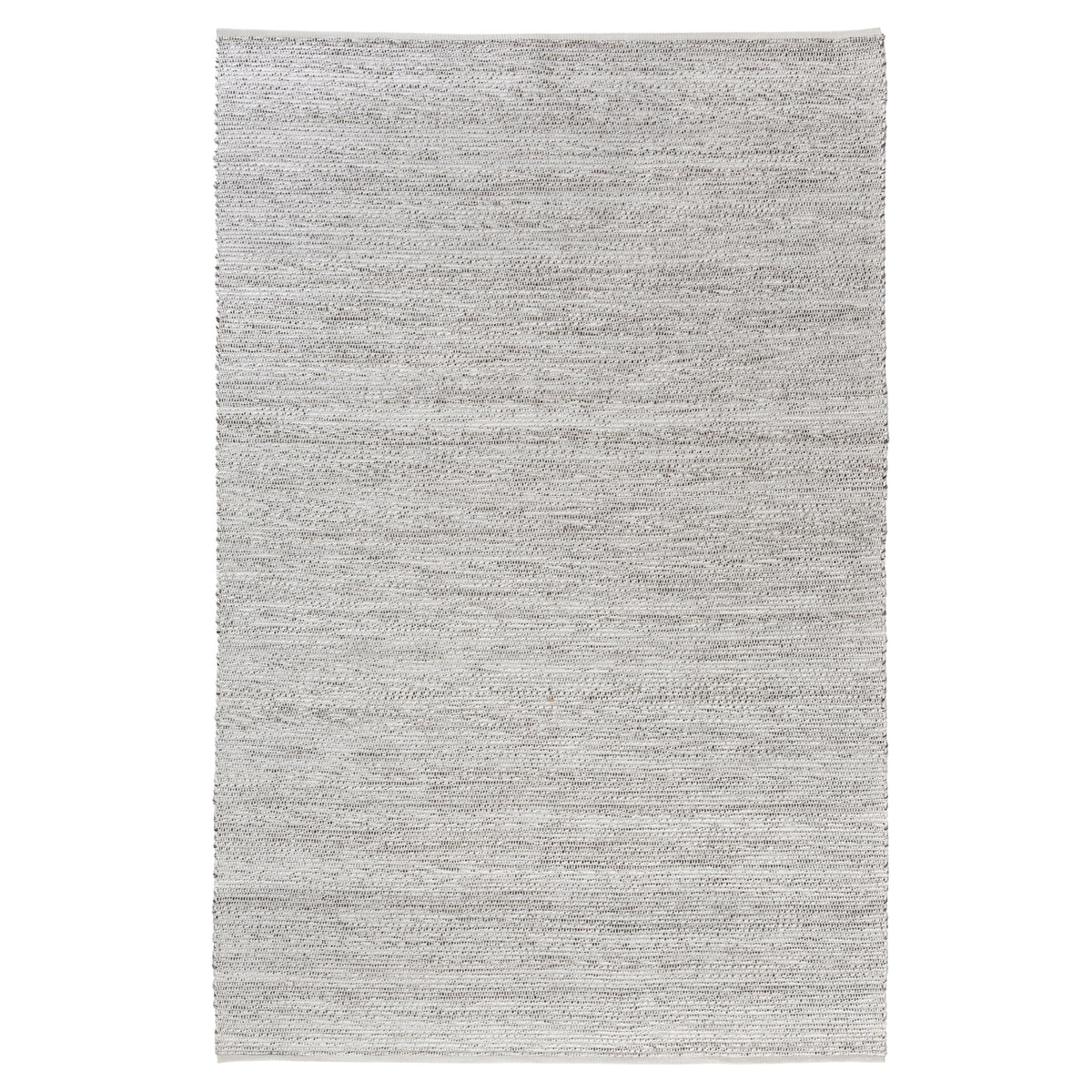 Brown/Ivory Rustic Solid Hand-Woven Polyester Indoor Area Rug - Silo view