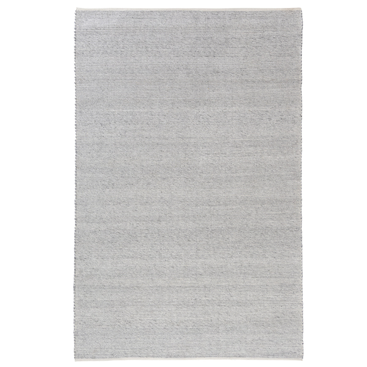 Gray/Ivory Contemporary Solid Hand-Woven Polyester Indoor Area Rug - Silo view