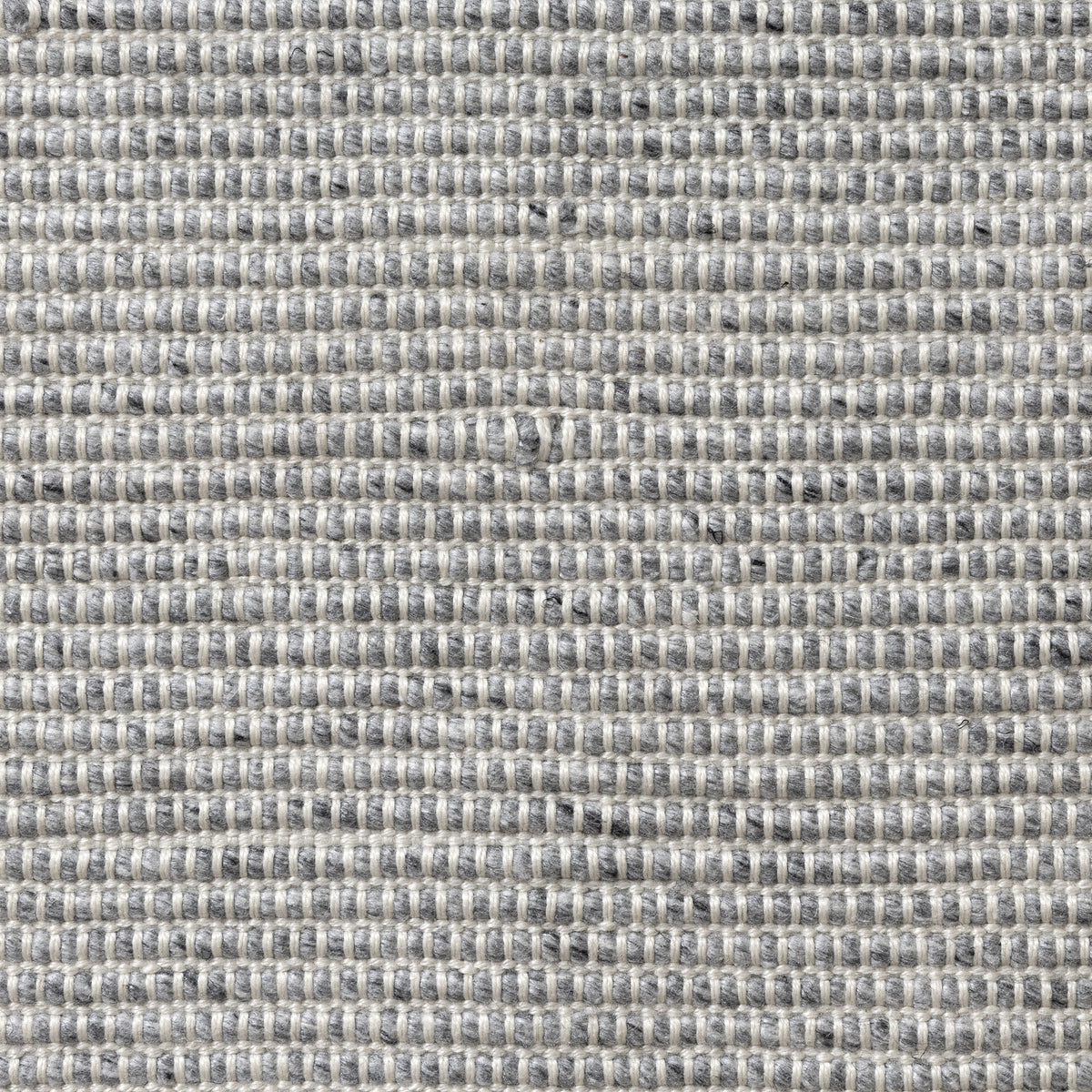 Gray/Ivory Contemporary Solid Hand-Woven Polyester Indoor Area Rug - color swatch