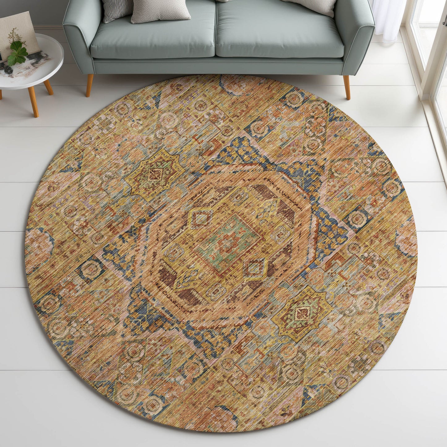 Machine Made Silk Road SR10 Curry - Dalyn Rugs
