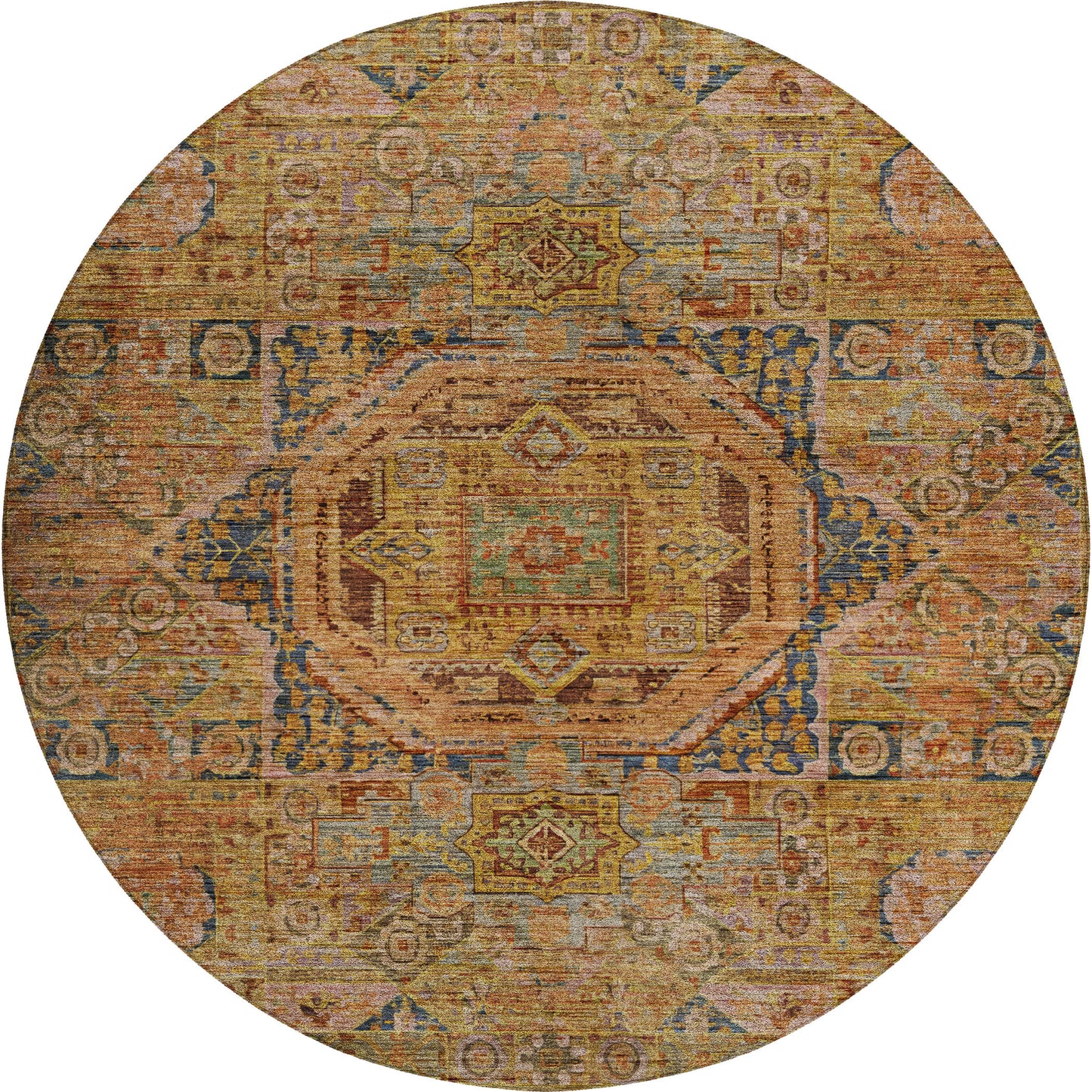 Machine Made Silk Road SR10 Curry - Dalyn Rugs