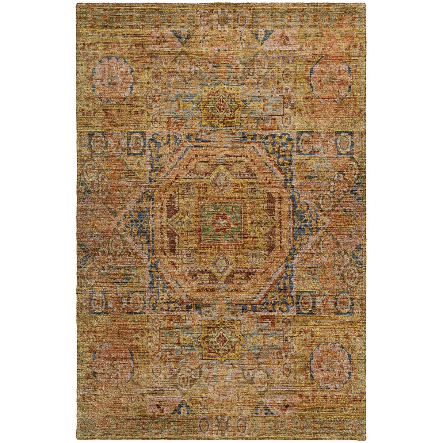 Machine Made Silk Road SR10 Curry - Dalyn Rugs