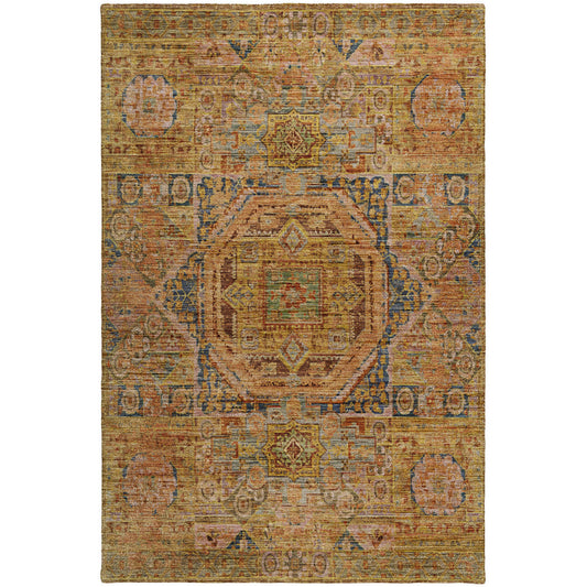 Machine Made Silk Road SR10 Curry - Dalyn Rugs
