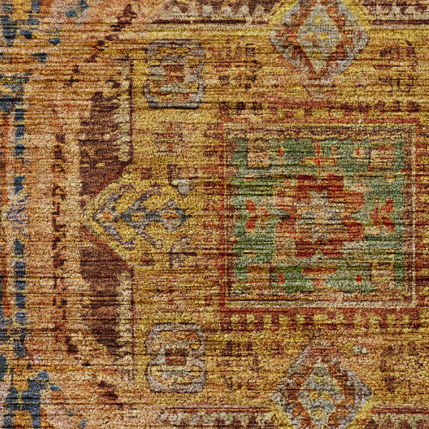 Machine Made Silk Road SR10 Curry - Dalyn Rugs