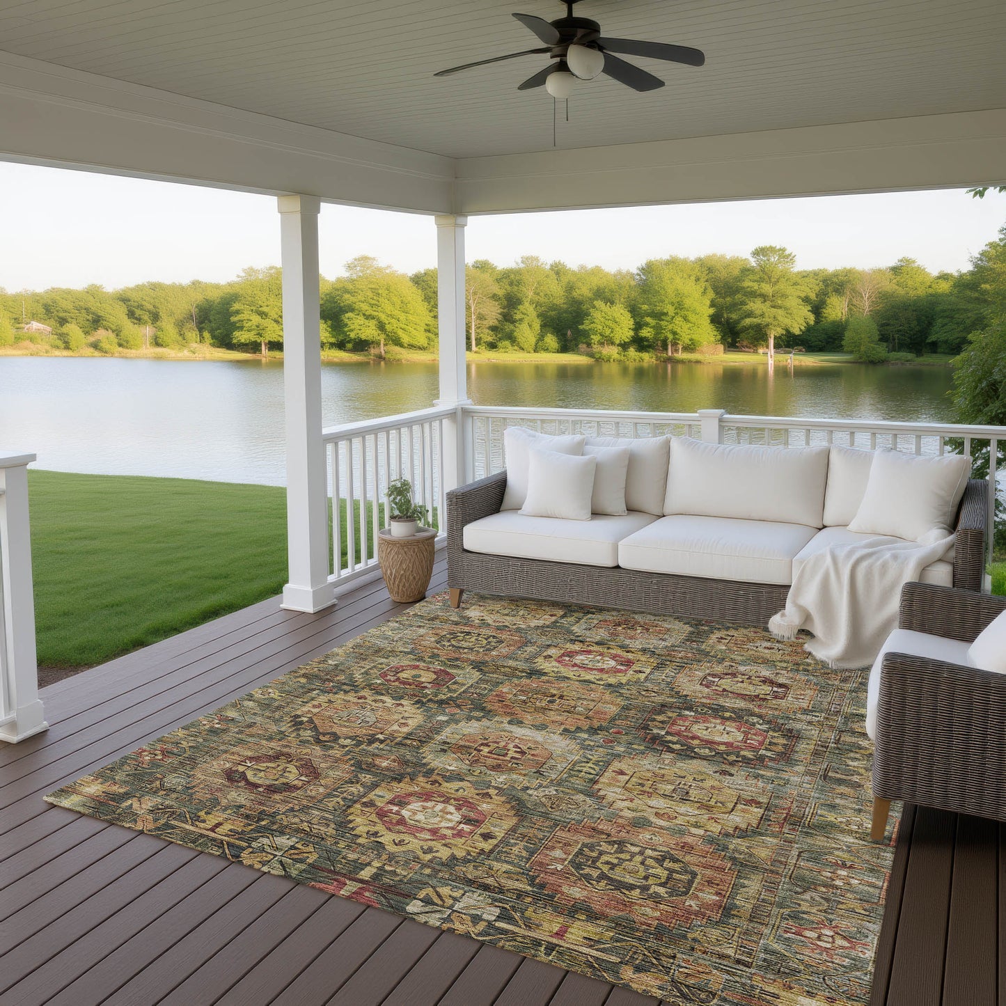 Machine Made Silk Road SR11 Fern - Dalyn Rugs