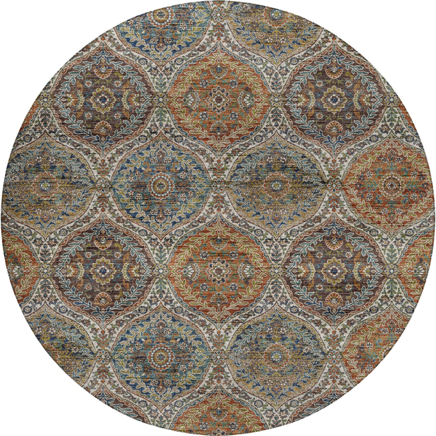 Machine Made Silk Road SR12 Multi - Dalyn Rugs