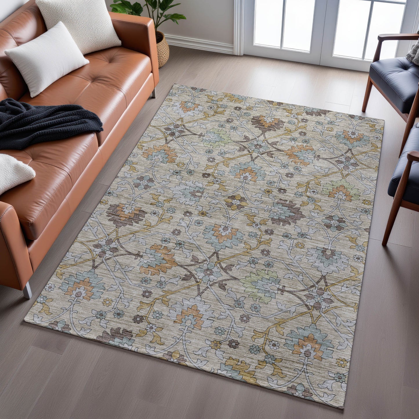 Machine Made Silk Road SR1 Flax - Dalyn Rugs