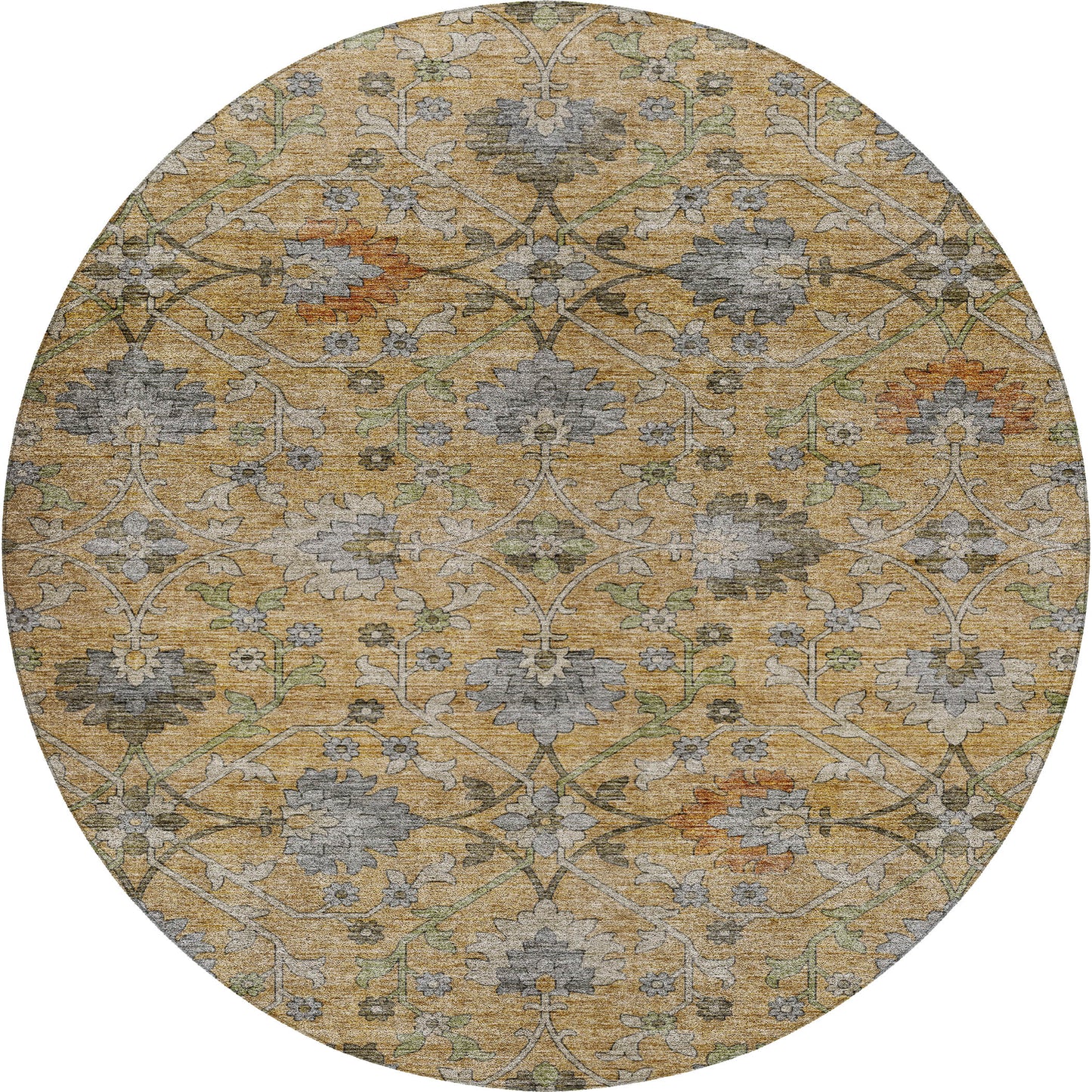 Machine Made Silk Road SR1 Saffron - Dalyn Rugs
