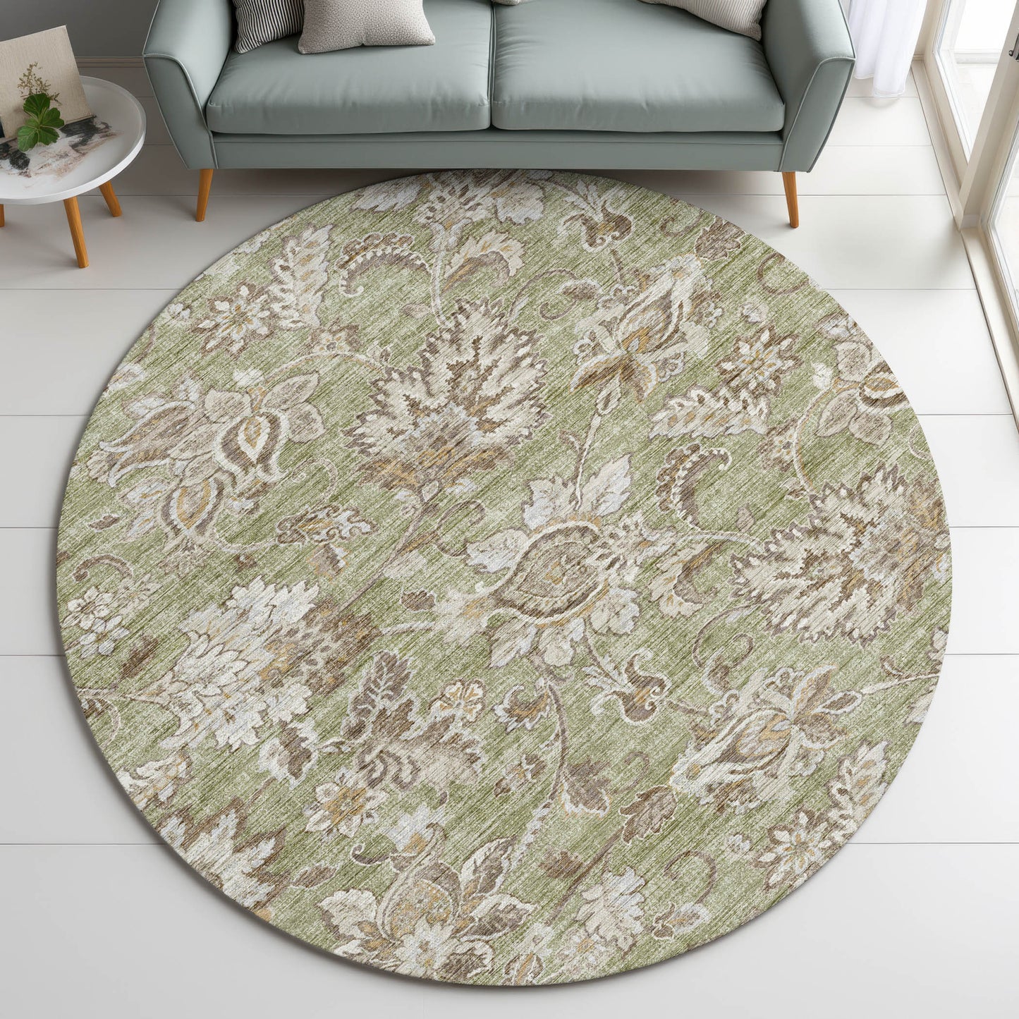 Machine Made Silk Road SR2 Aloe - Dalyn Rugs