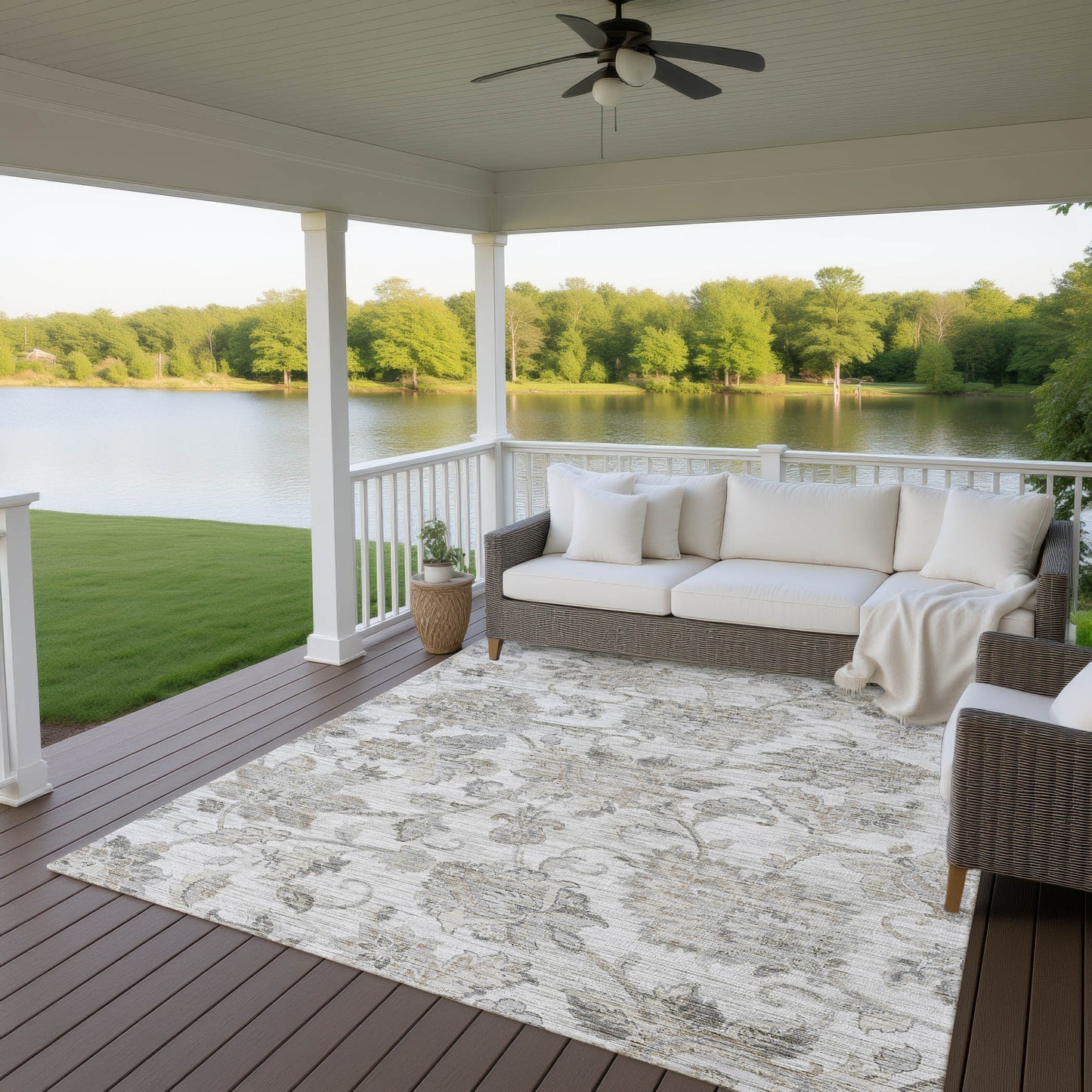 Machine Made Silk Road SR2 Linen - Dalyn Rugs