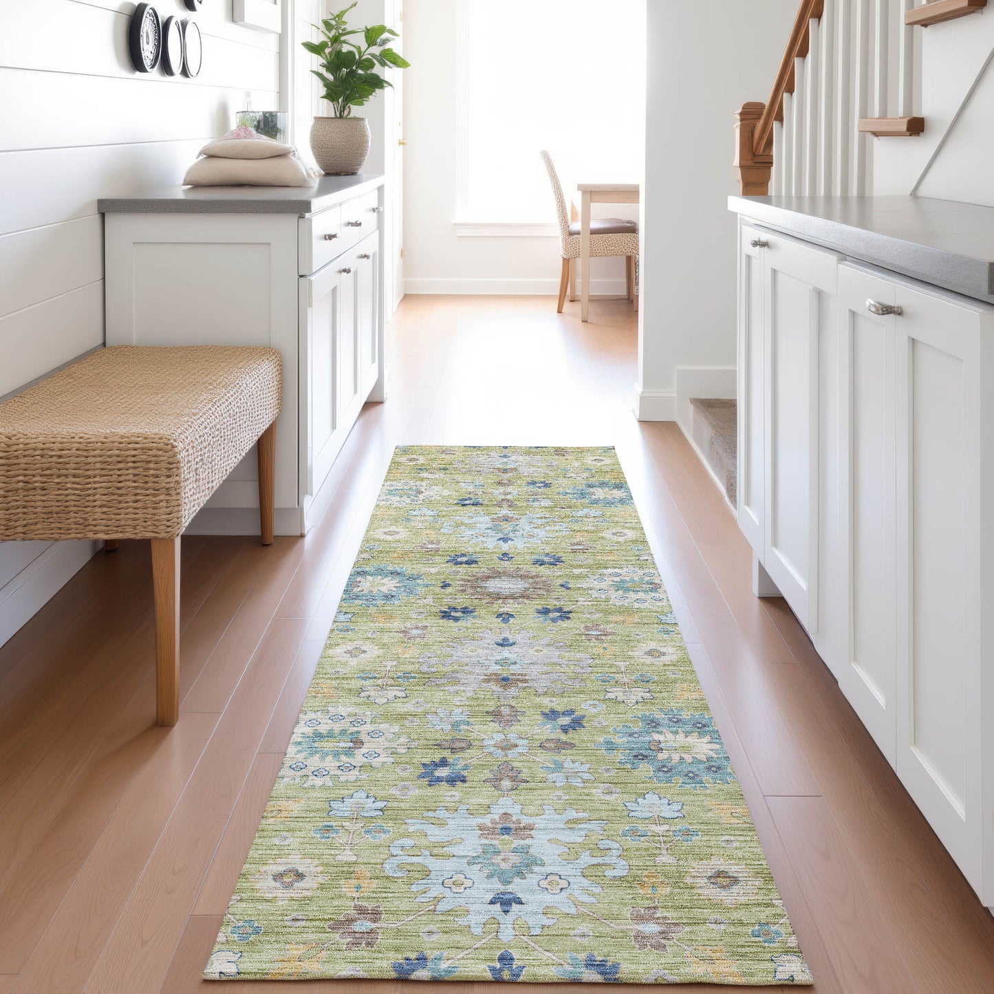Machine Made Silk Road SR3 Aloe - Dalyn Rugs