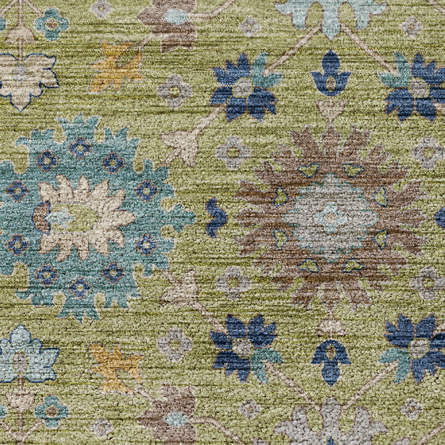 Machine Made Silk Road SR3 Aloe - Dalyn Rugs