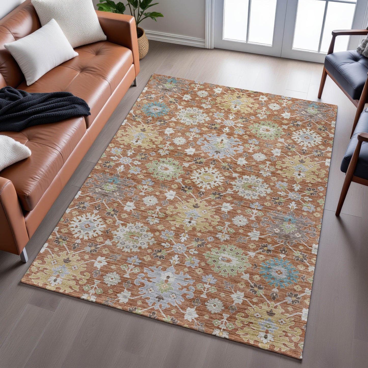 Machine Made Silk Road SR3 Cayenne - Dalyn Rugs