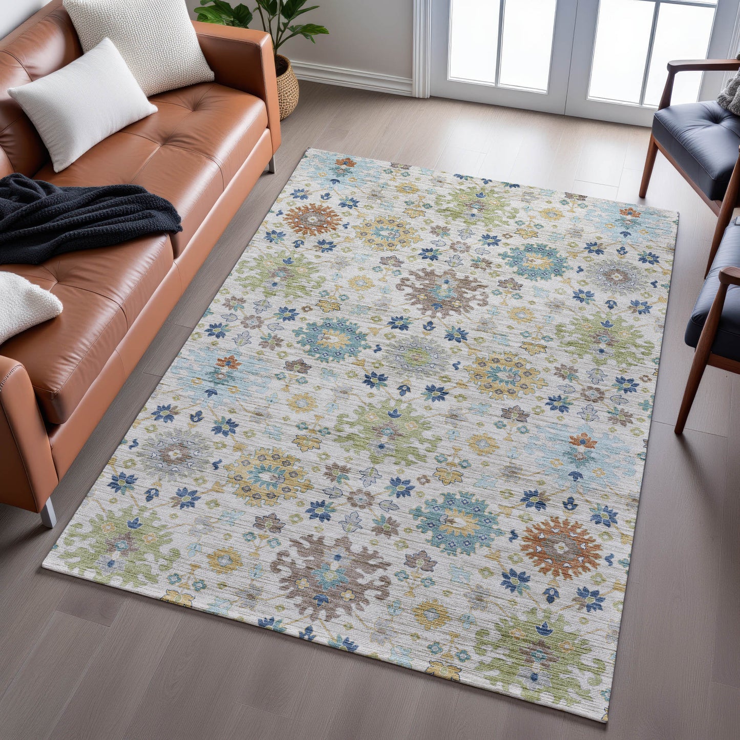 Machine Made Silk Road SR3 Ivory - Dalyn Rugs