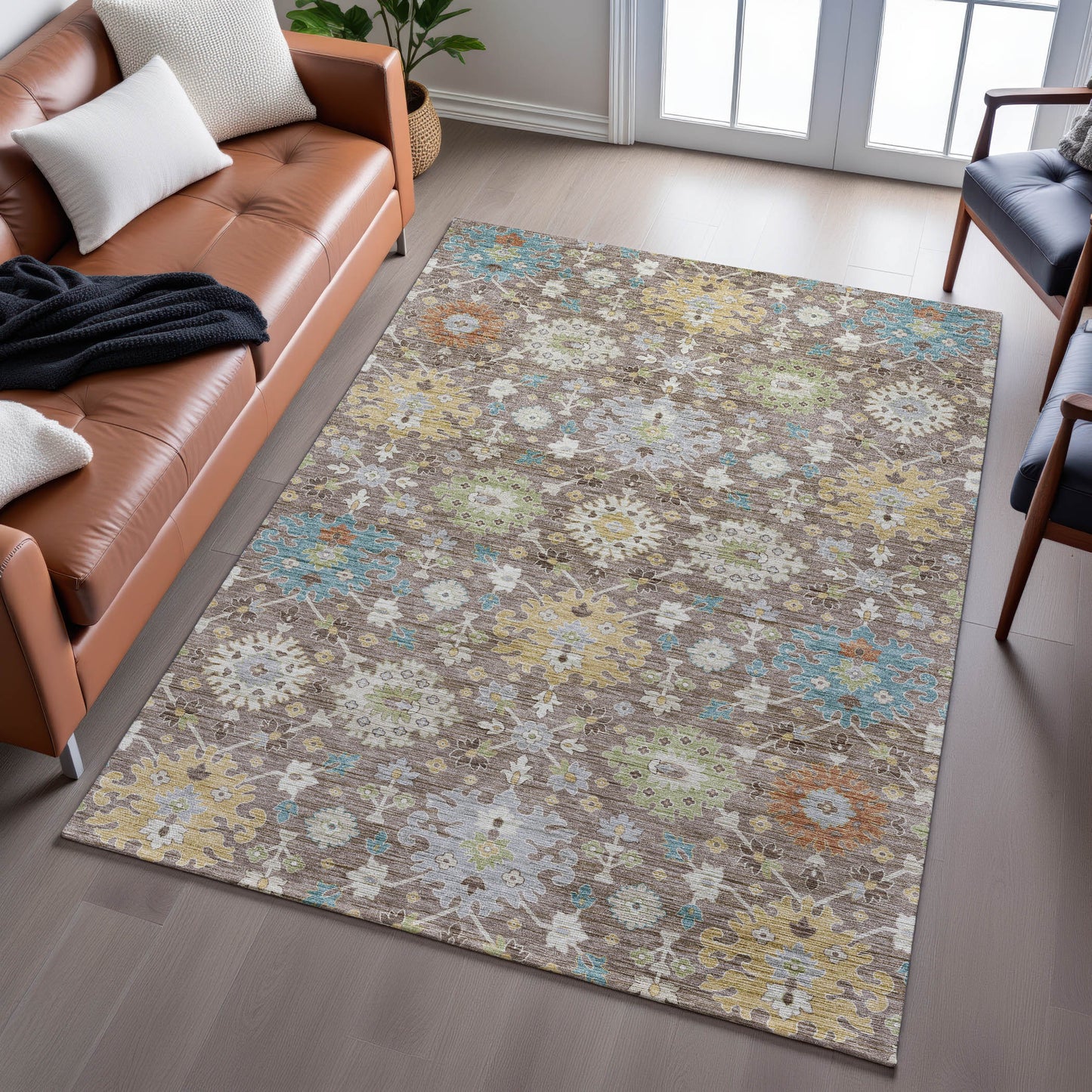 Machine Made Silk Road SR3 Mocha - Dalyn Rugs