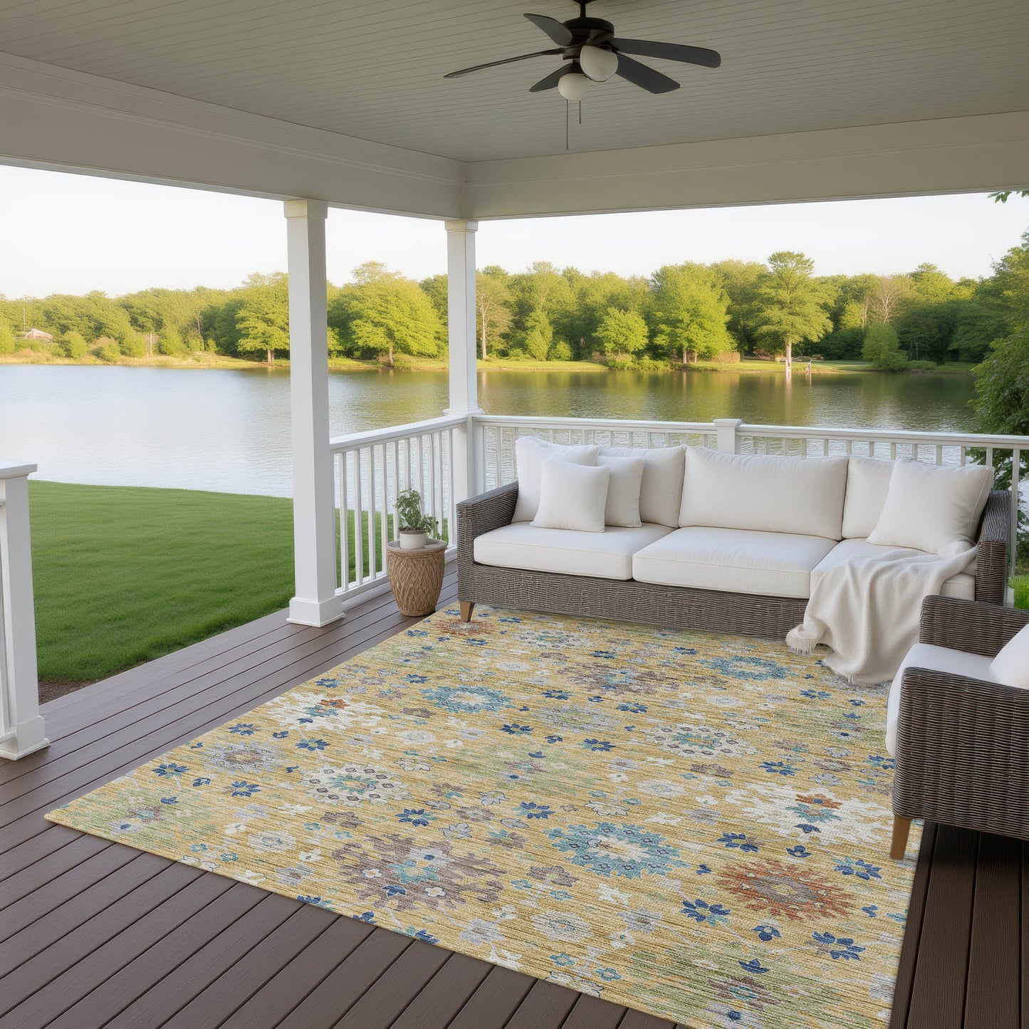 Machine Made Silk Road SR3 Turmeric - Dalyn Rugs