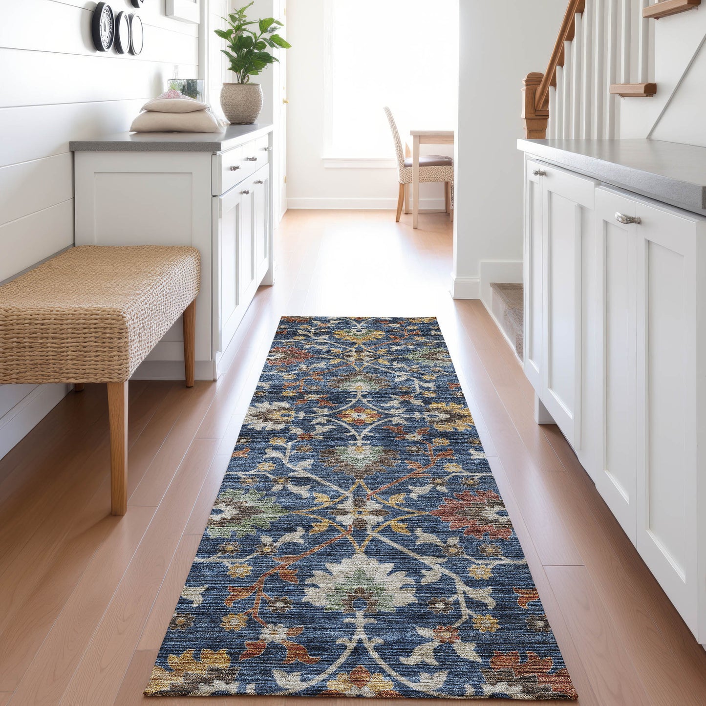 Machine Made Silk Road SR4 Navy - Dalyn Rugs