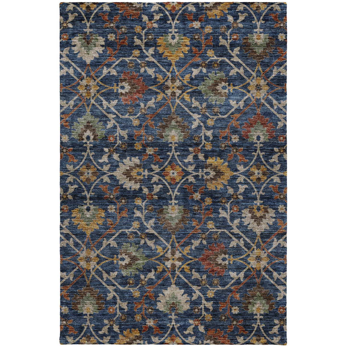 Machine Made Silk Road SR4 Navy - Dalyn Rugs
