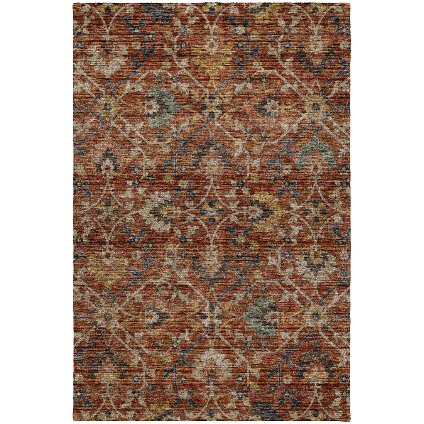 Machine Made Silk Road SR4 Paprika - Dalyn Rugs