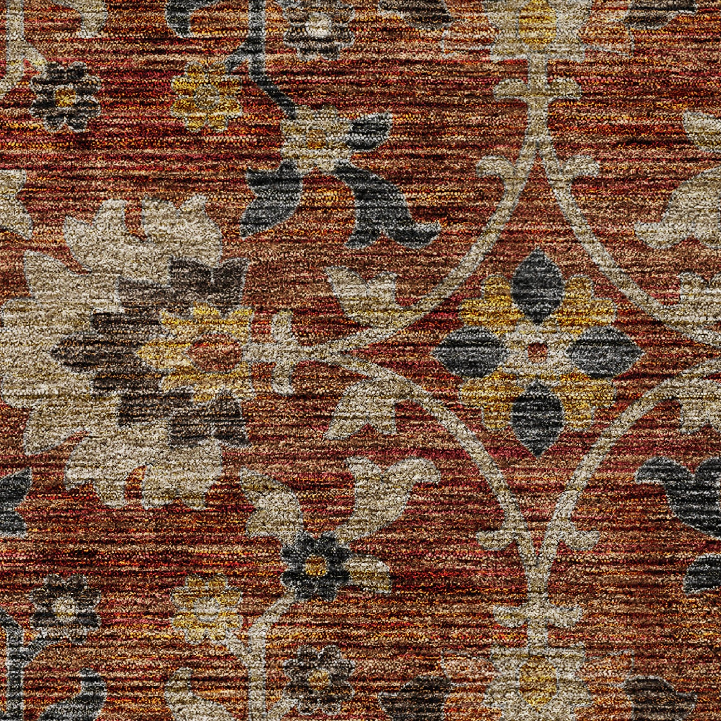 Machine Made Silk Road SR4 Paprika - Dalyn Rugs