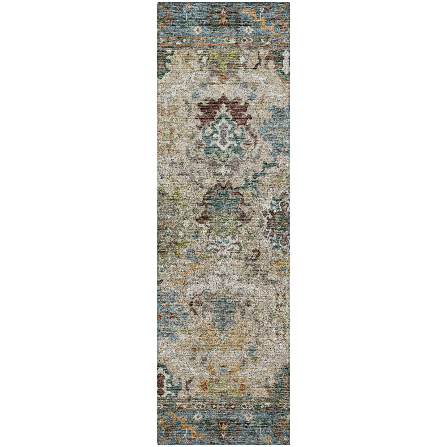 Machine Made Silk Road SR5 Aqua - Dalyn Rugs