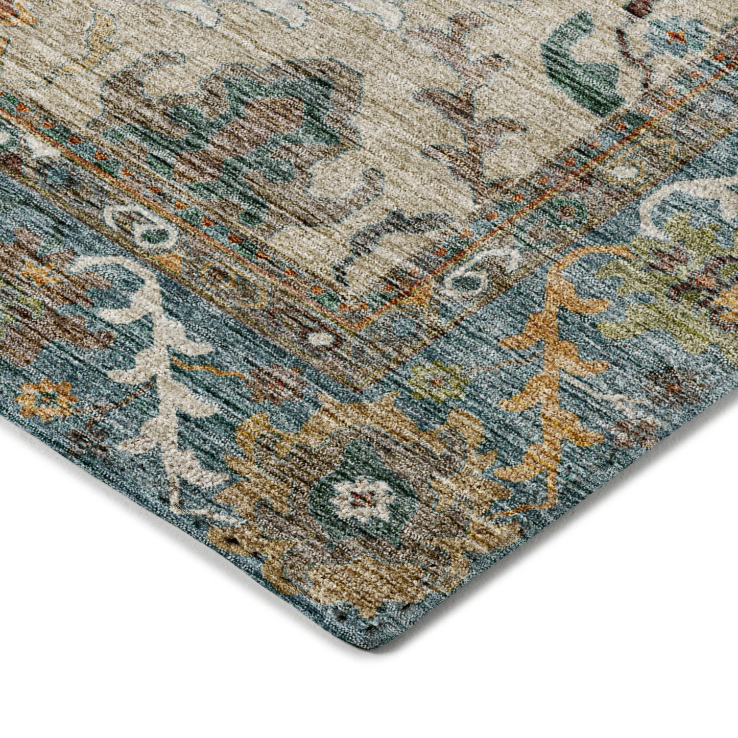 Machine Made Silk Road SR5 Aqua - Dalyn Rugs