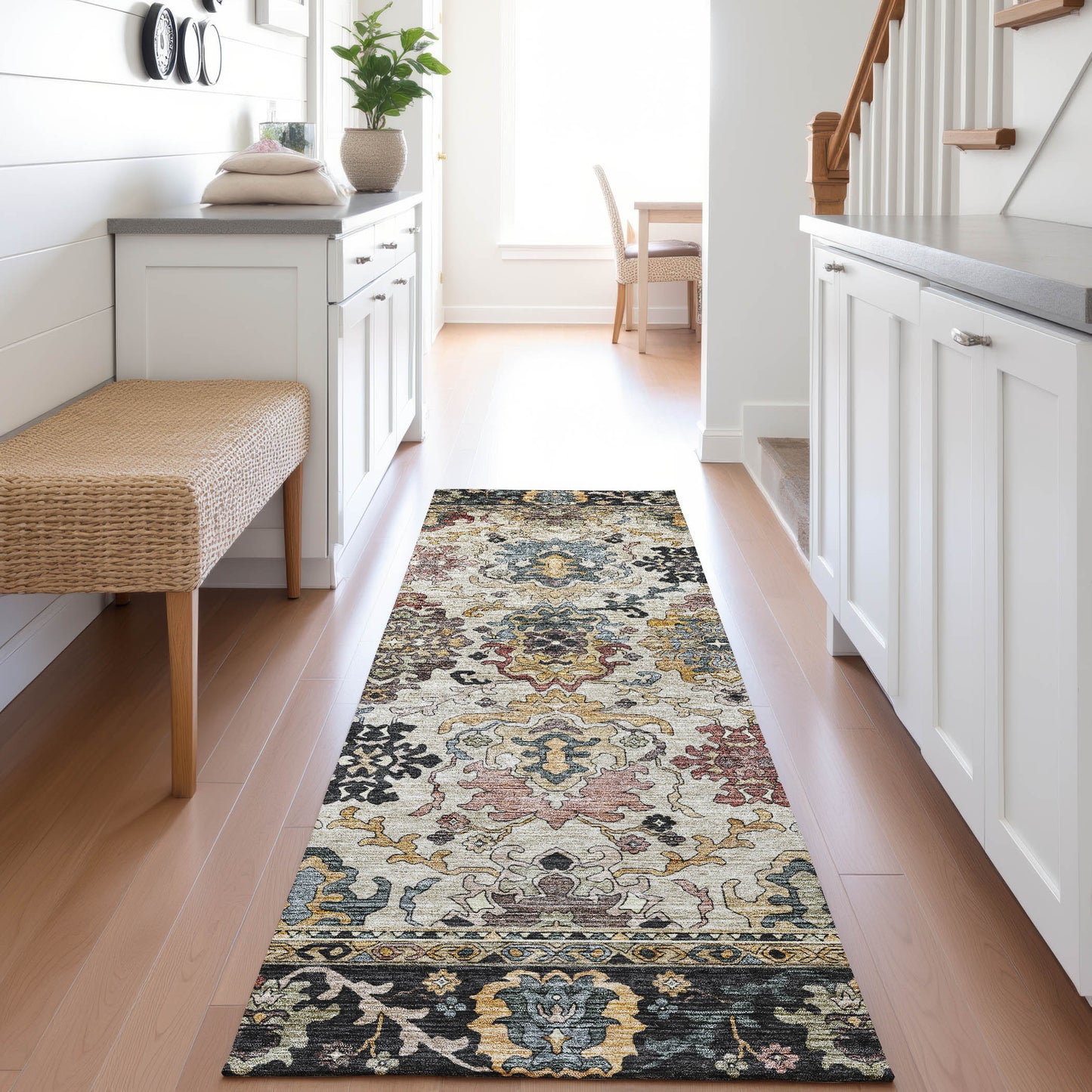 Machine Made Silk Road SR5 Black - Dalyn Rugs