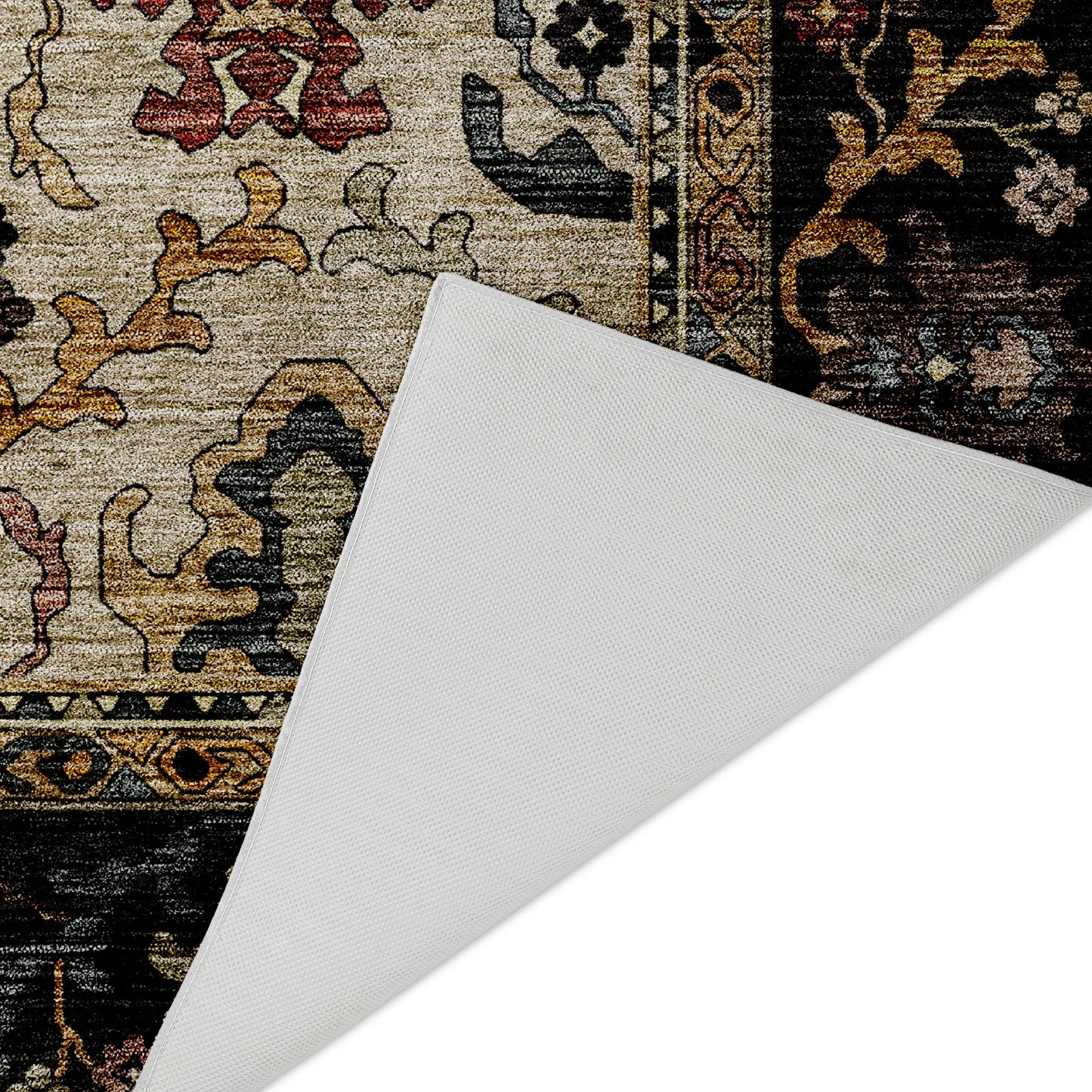 Machine Made Silk Road SR5 Black - Dalyn Rugs